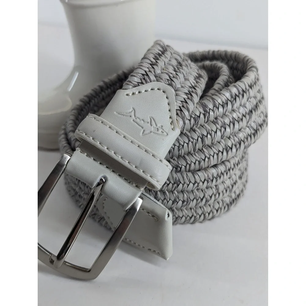 Greg Norman Braided Belt with Shark Logo Size 42